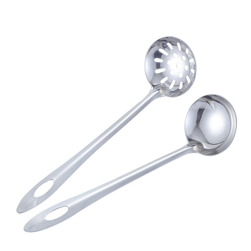 304 stainless steel soup spoon colander, hot pot soup shell, long handle spoon, spoon, soup porridge spoon, two yuan store daily necessities