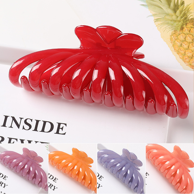 Fashion Twist Plastic Stoving Varnish Hair Clip 1 Piece display picture 10