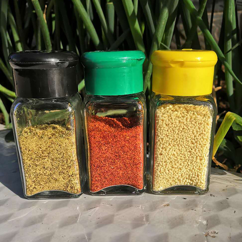 pepper Caster barbecue Sauce pot kitchen Glass Cruet Condiment bottles Salt jar flavoring