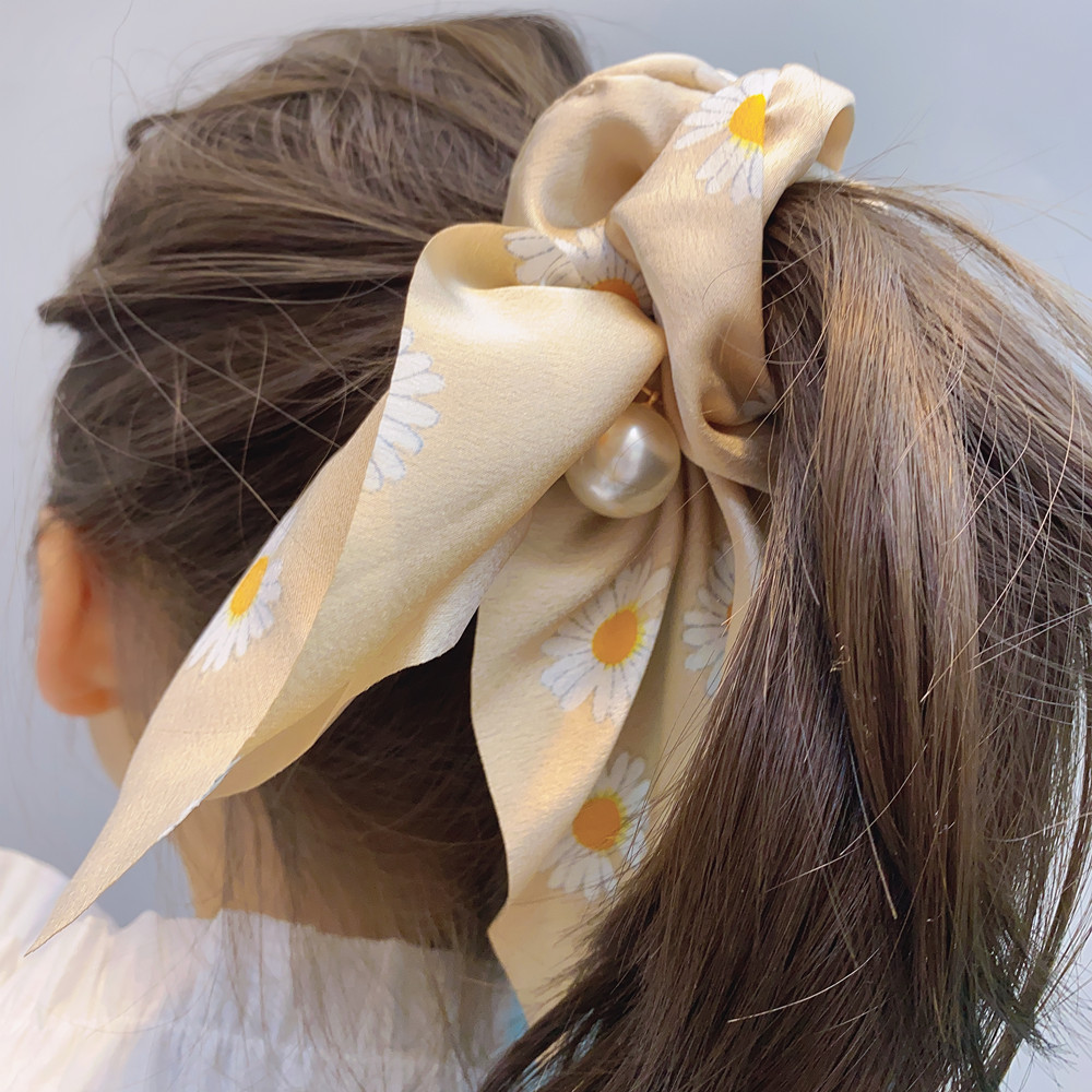 Chiffon Bow Hair Scrunchies display picture 27