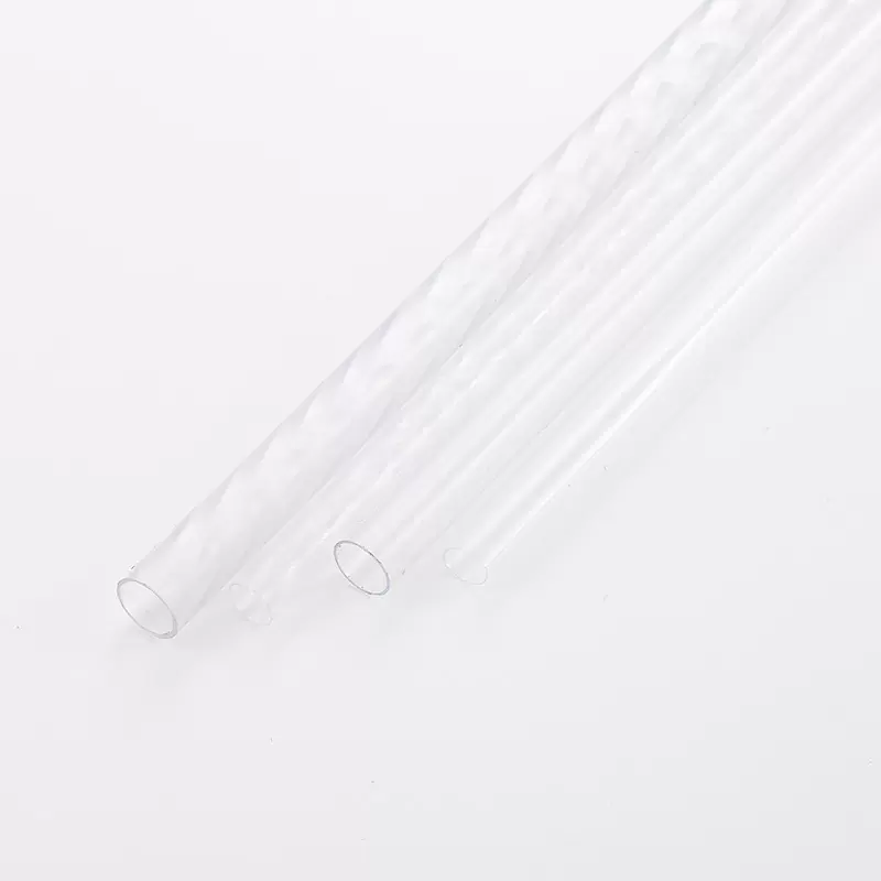 工厂定做内置纹路led节日灯饰装饰管PVC内螺纹透明直管