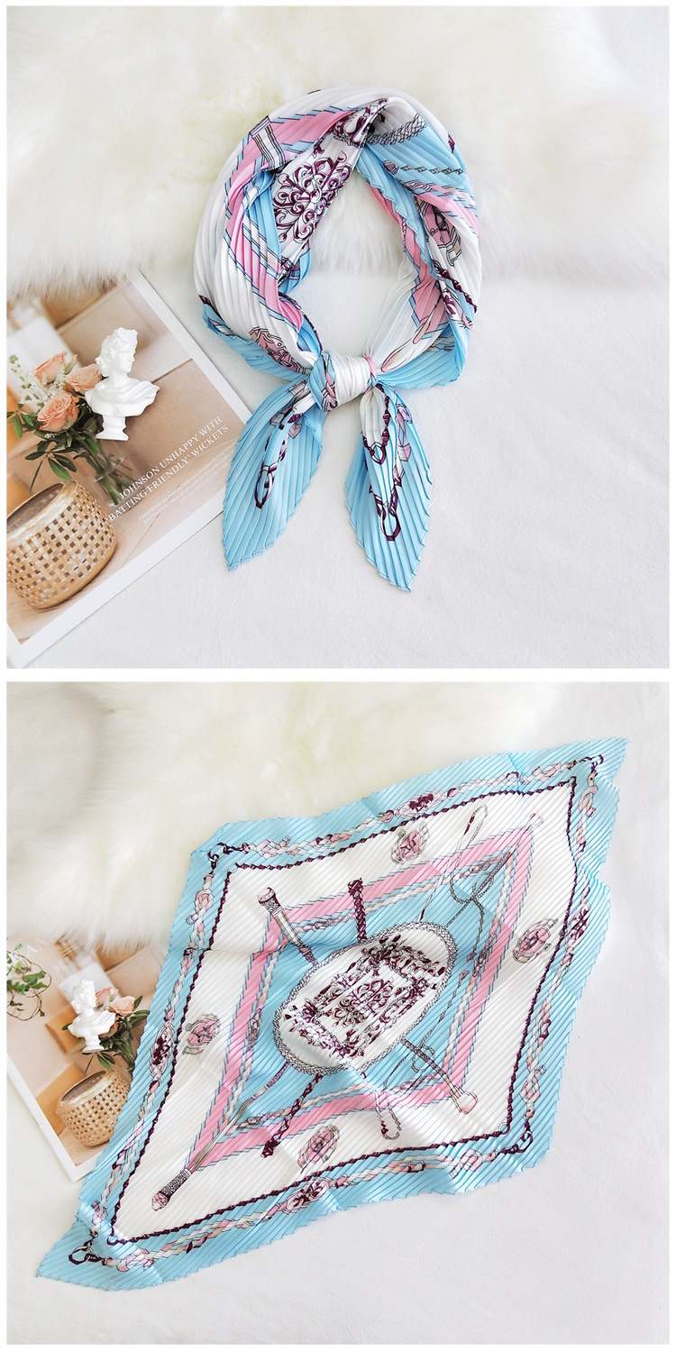 60g Weight Silk Scarf Classification Travel Occasion Polyester Material Spot, Stripe Pattern Spring&Summer Season Unisex Gender Sweet Style Khaki, Multicolor, Grey&Pink, Grey, Red, Green, Blue, Yellow, Black Color Unisex Sweet Spot Stripe Polyester Silk Scarf 21
