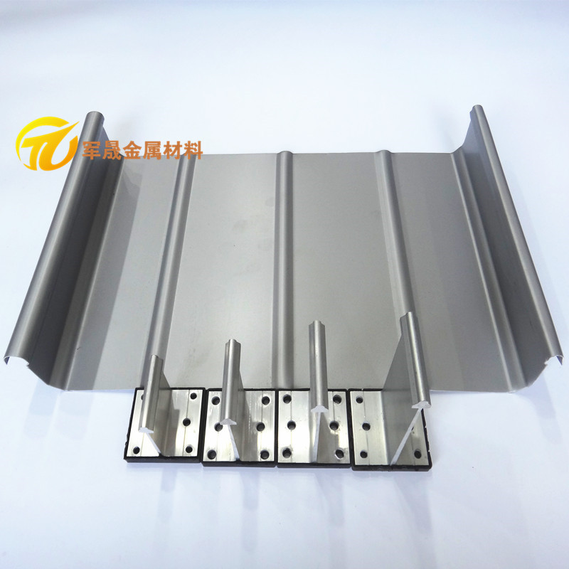 厂家直销 直立锁边屋面板 0.9mm YX65-430奥体中心铝镁锰屋面板