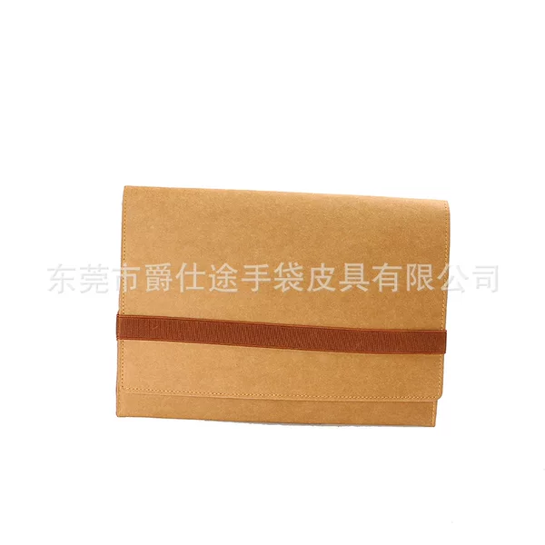 Creative Eco-friendly Envelope Kraft Paper Tablet Bag Washable Brown Kraft Paper Folder