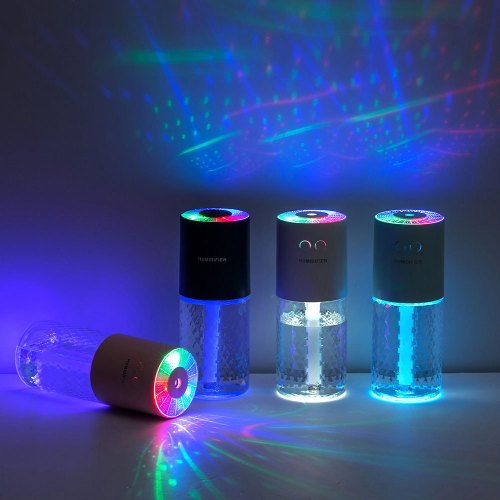 Creative Wireless Magic Crystal Humidifier, Large Mist Mini Portable Charging Home Car USB Humidifier