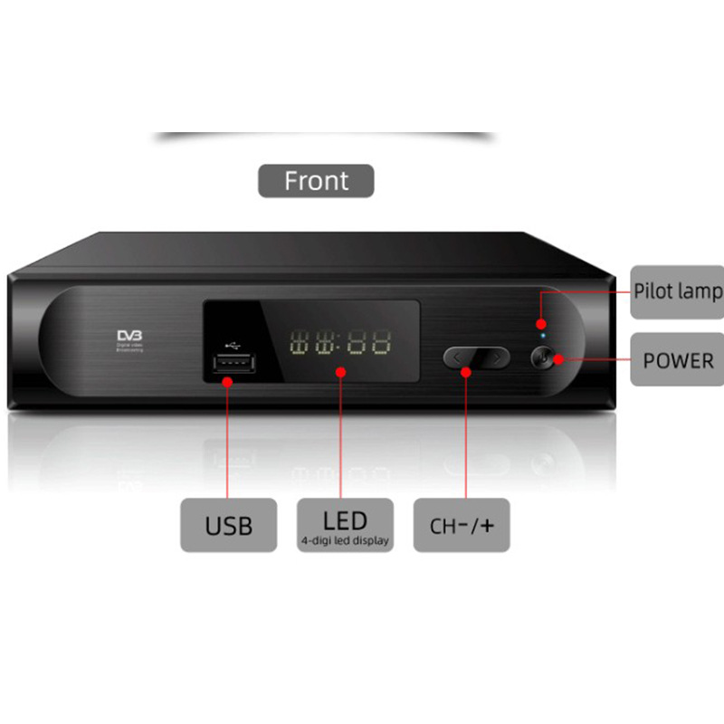 爆款DVB T2 C Tuner FTA数字电视机顶盒家用H.264畅销东南亚非洲详情2