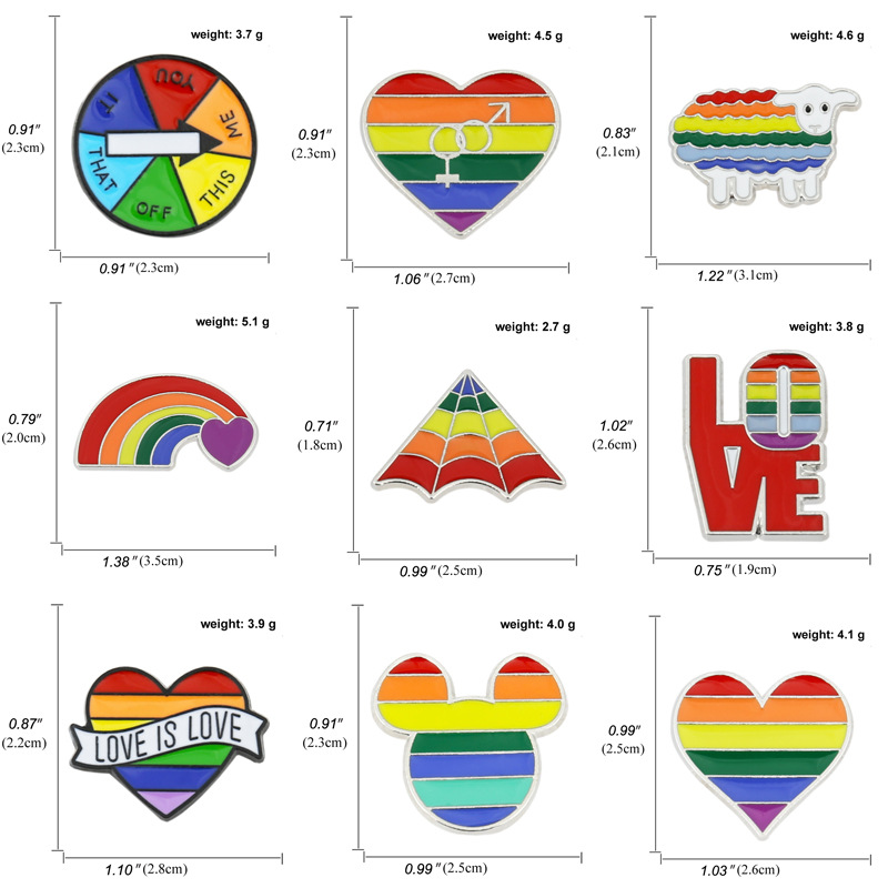 Alloy Material Unisex Gender Cartoon Style Pin Alloy Plating No Inlaid Unisex Brooches