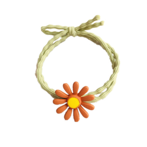 New chrysanthemum Korean color hair tie small Zouju hair accessories cute sunflower headband women's hair band wholesale