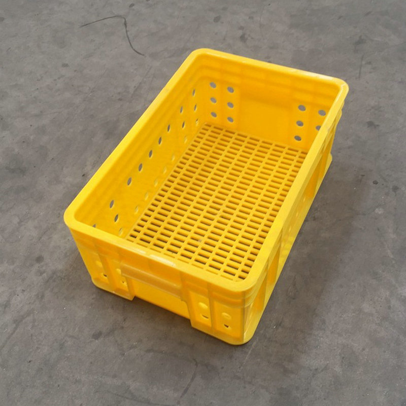 有孔塑料箱 食品通孔周转箱 冷库塑料周转箱 冷冻周转胶筐