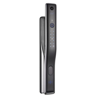 龙将全自动家用防盗门指纹电子密码锁麒麟一号可视猫眼远程开锁|ms