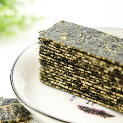 Seaweed Crisps with Sesame Filling - 40g Canister - Snack Food for Children - Retailer Assisted Distribution