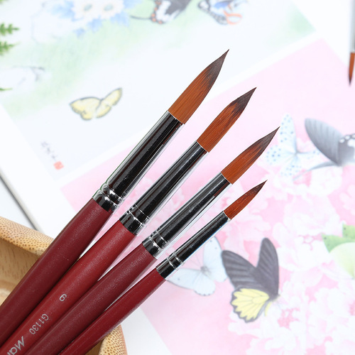 Marley watercolor brush G1130 student Chinese painting brush nylon brush acrylic oil painting watercolor gouache pigment brush