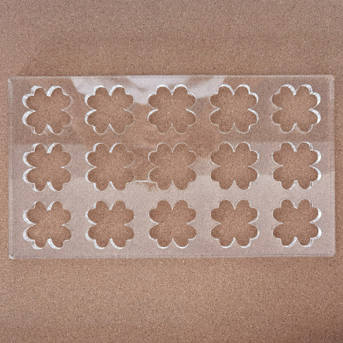 Acrylic Dacquoise oval love French pastry mold 34*19CM