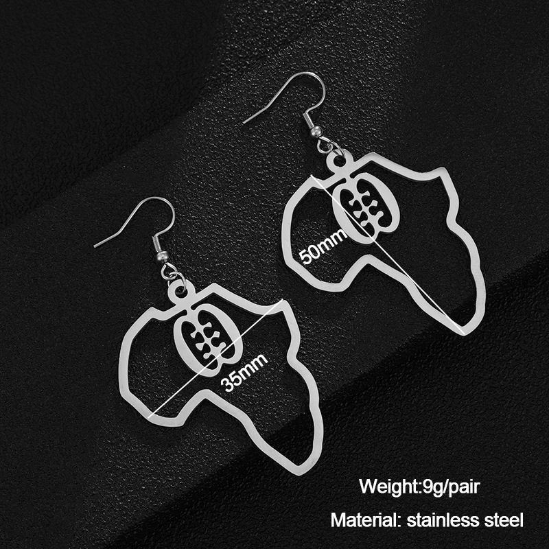 12g Weight 0.03µm Gold Plating Thickness Water Plating 18K Gold Plated Geometric 201 Stainless Steel Fashion Earrings