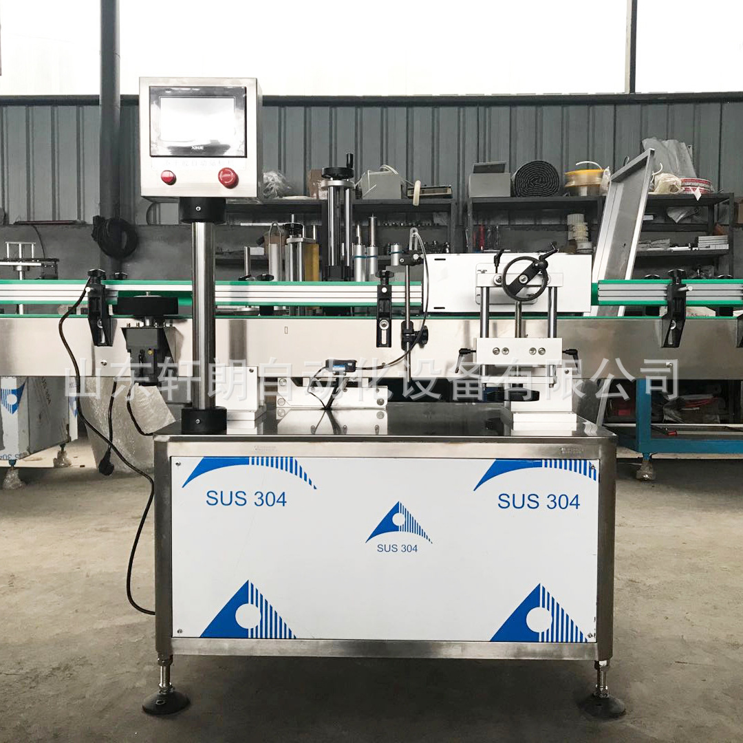 台式全自动圆瓶贴标机 消毒水标签打码机 不干胶塑料圆瓶贴标机