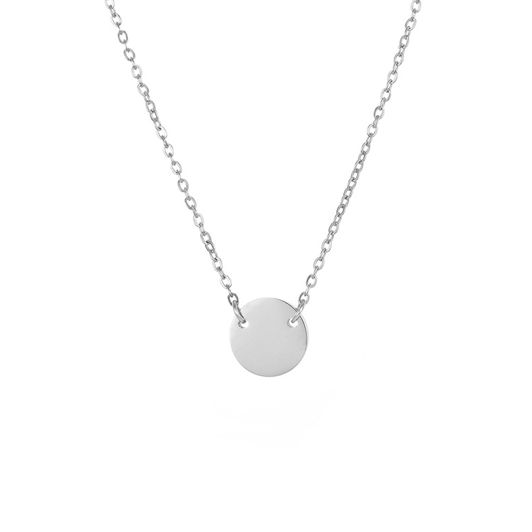 Fashion New Simple Stainless Steel Necklace display picture 4