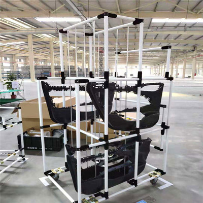 供应线棒货架 防静电精益管线棒流利货架 工厂仓储物流货架|ru