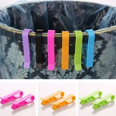 Garbage bag anti-slip fixed clip Trash can side clip card holder Trash can paper basket fixed garbage bag clip