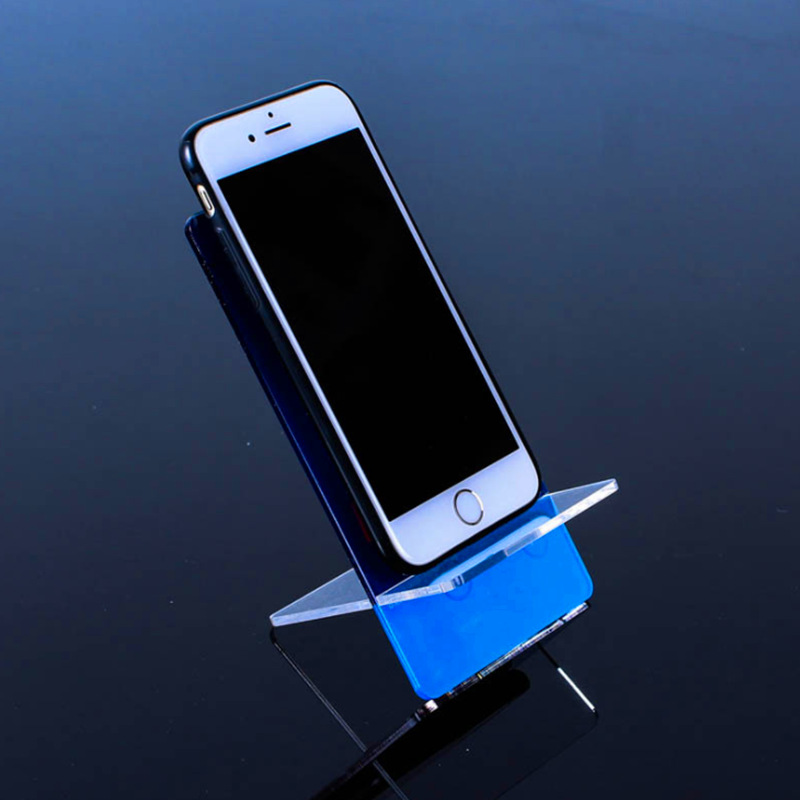 广州专业亚克力手机支架底座5代6代手机展架 亚克力支架5S体验架