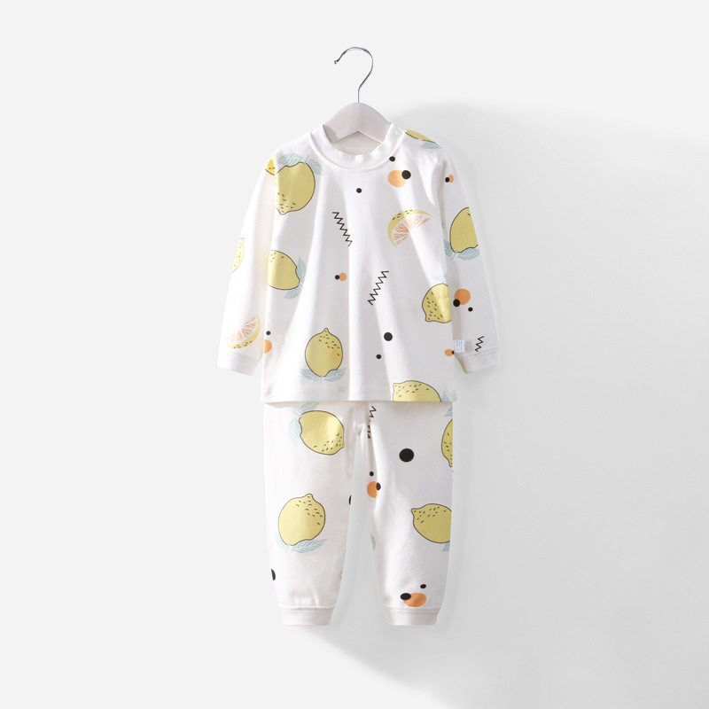 AK儿童高腰裤春秋套装6-12个月宝宝纯棉秋衣秋裤24婴幼儿内衣童装|ms