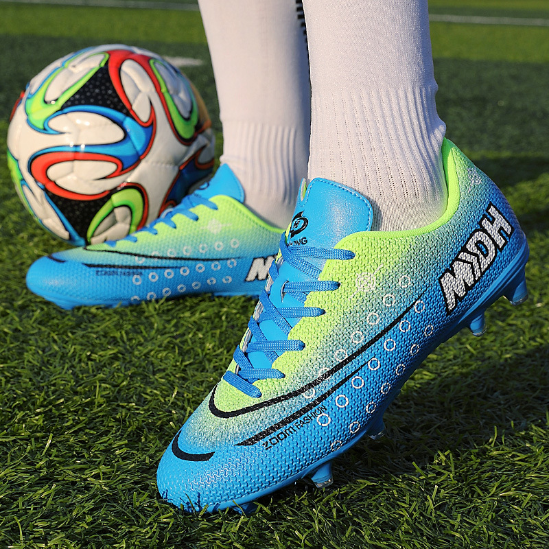 Neu AG Fußball Jugend Student Leder Füße TF Gebrochen DingTalk Künstliche Rasen Wettbewerb Sport_voghion.com