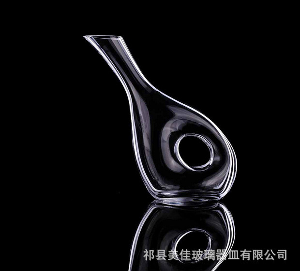 Glass design crystal artificial wine decanter