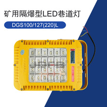 100W防爆照明灯DGS100/127L矿用隔爆型LED巷道灯127V220V煤矿用