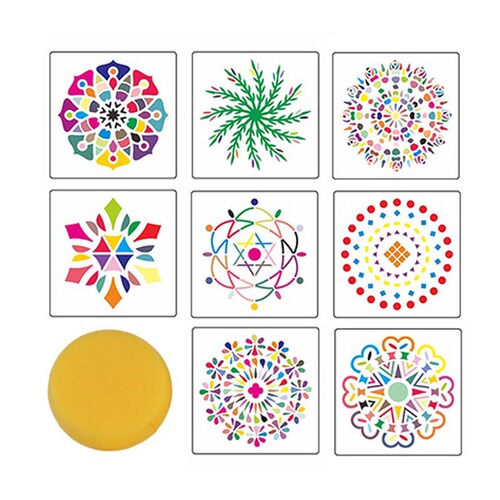 Amazon's preferred 35-piece mandala tool set, painting template diy clay graffiti set manufacturer