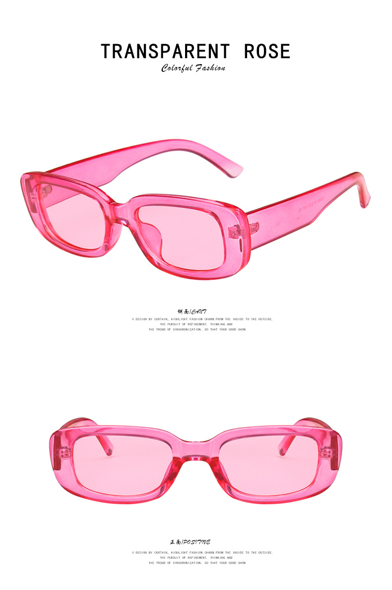 Elegant Hip-hop Retro Resin Square Full Frame Women's Sunglasses display picture 16