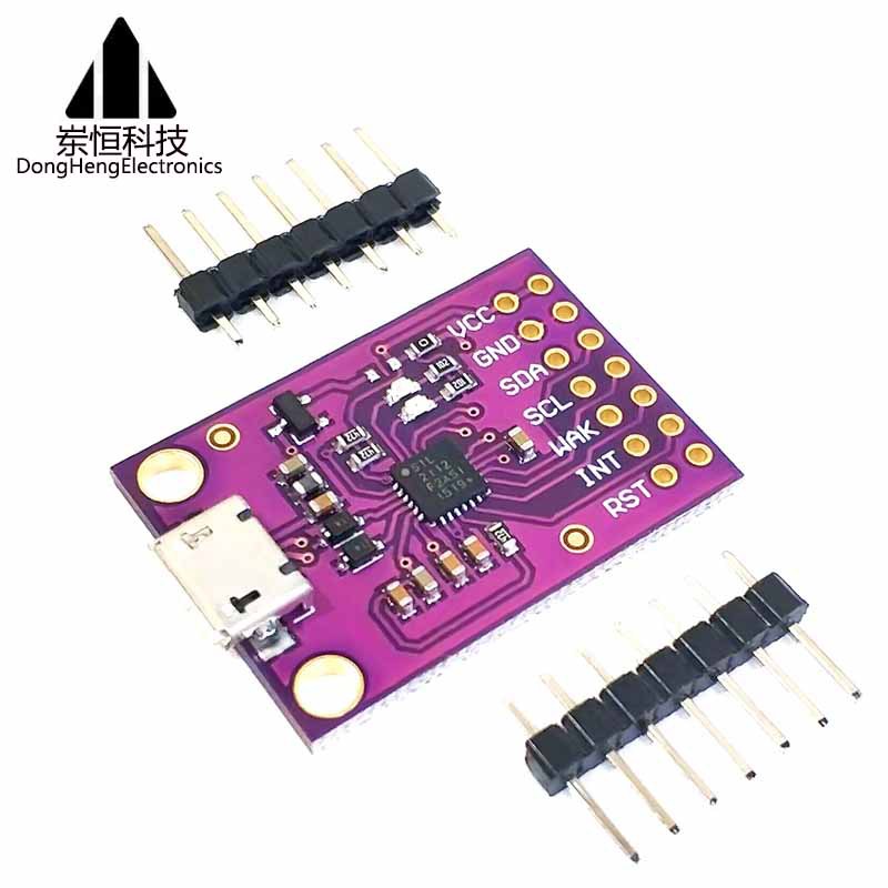 CP2112模块 USB 转 SMBus/I2C USB转I2C通讯模块 CCS811调试板