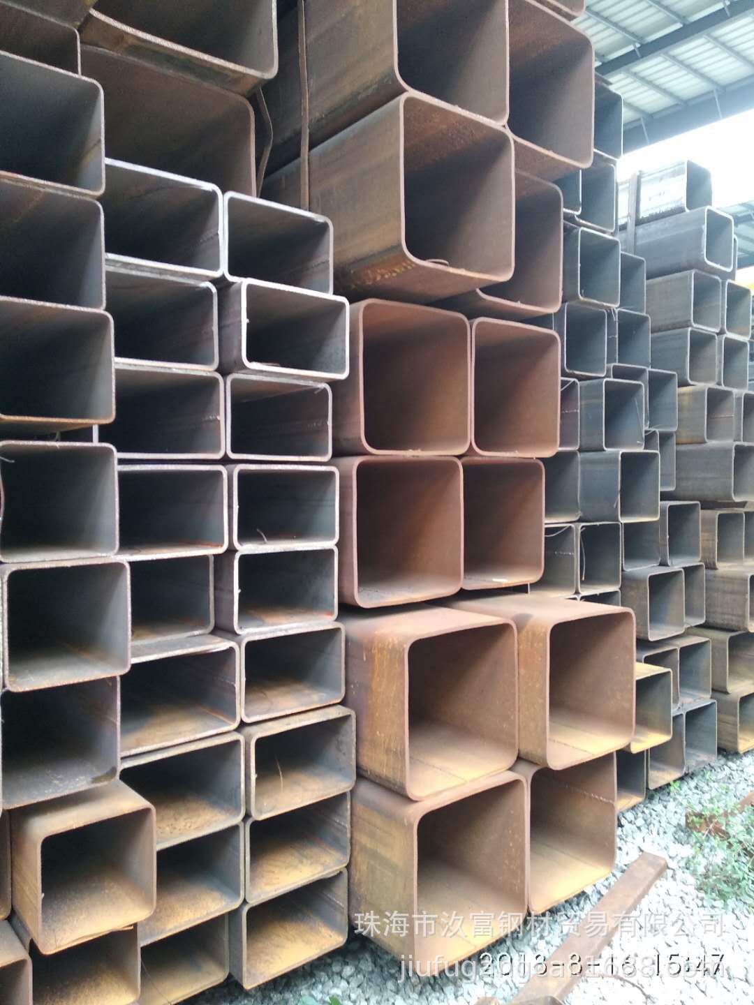 Guangdong direct deal Guangzhou square tube Rectangular Pipe 40*40 Fang Tong 100*50 Flat. q235b Square tube