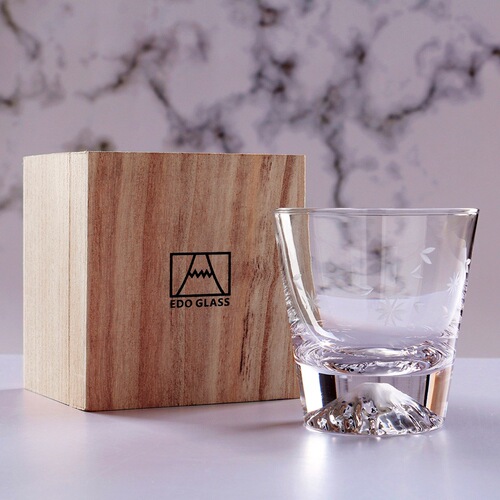 Handmade wooden box wooden packaging box jewelry candy box snow mountain cup Fuji mountain cup wooden box wholesale