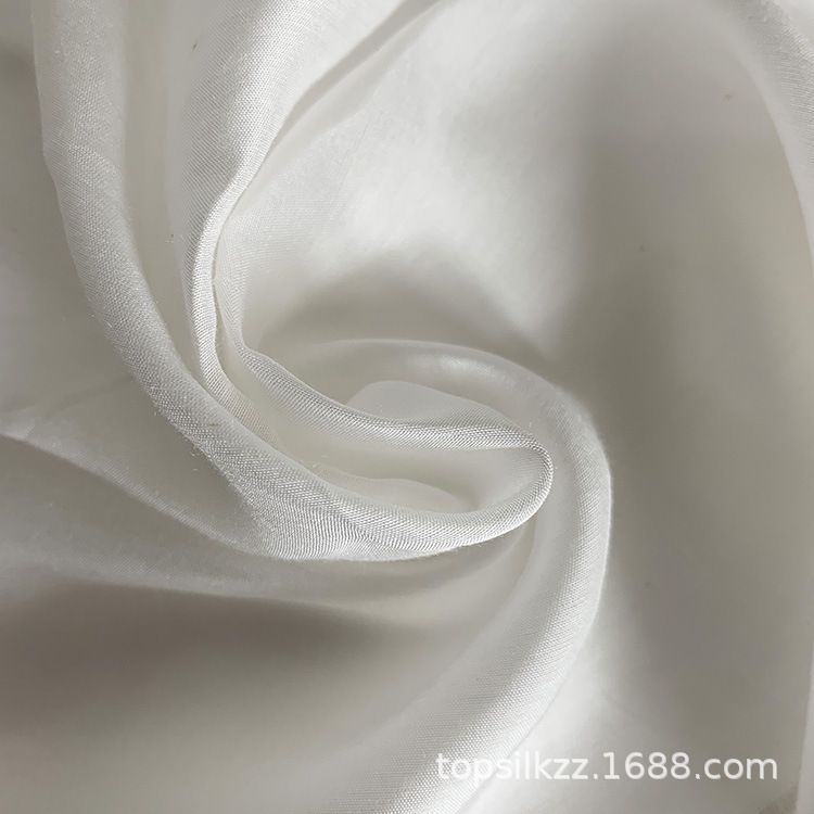 丝面料丝粘纺柔软25/75厂家直供114门幅 衬衫服装里衬布料