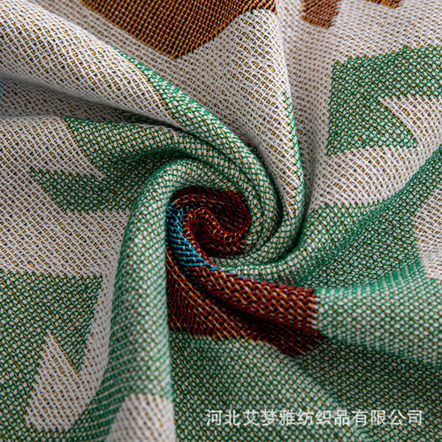 Nordic double-sided full cover ins sofa release light color geometric sofa towel sofa blanket sofa cover sofa cushion cover cloth