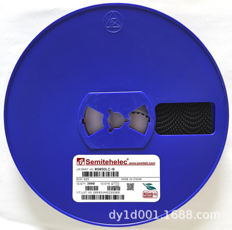 WS05DLC-B ESD静电保护二极管 5V 双向 低电容 SEMITEH 原装现货