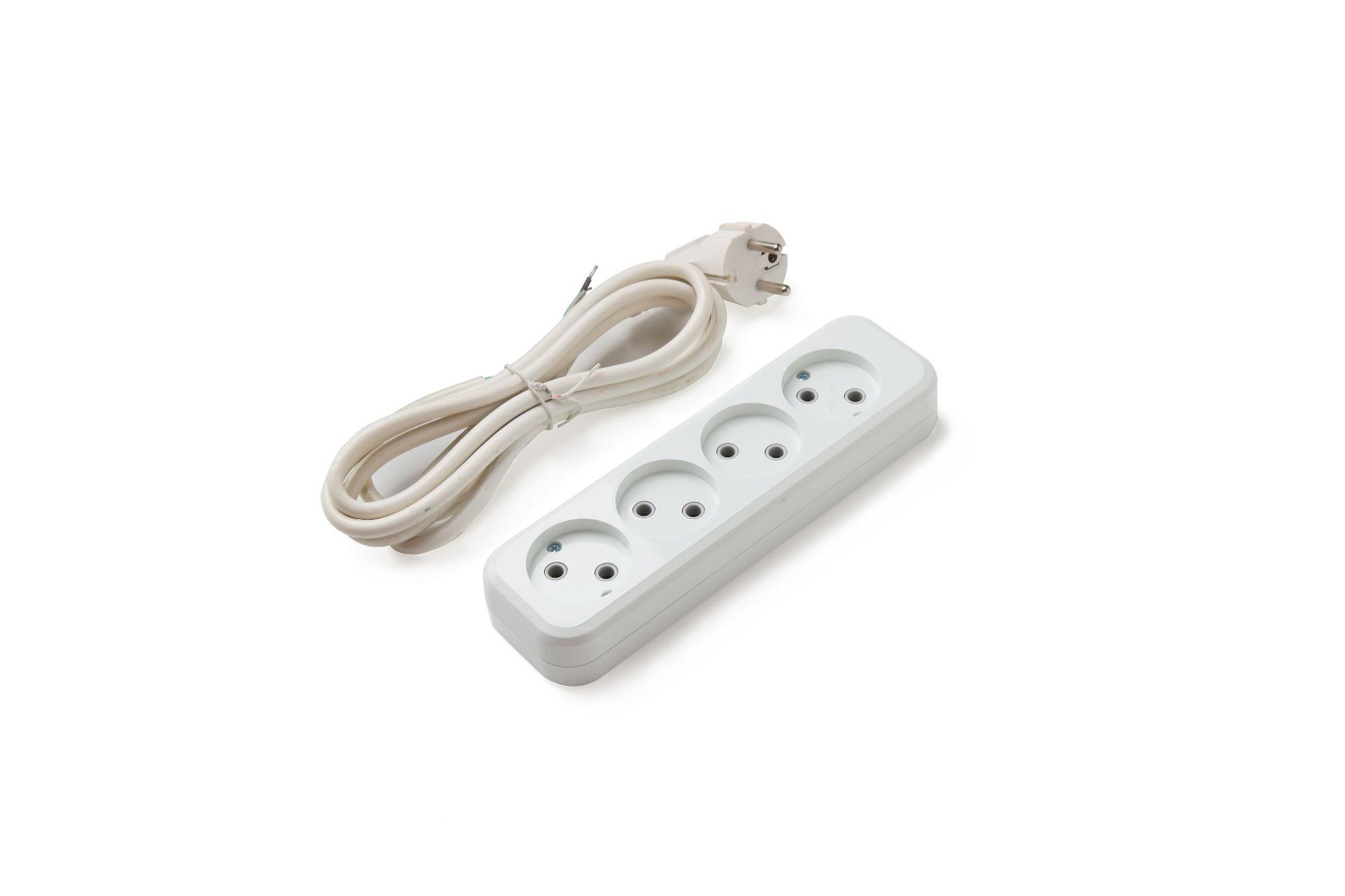 【厂家供应】欧式插板  250V 四位扩展插座 不接地插板