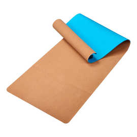 跨境软木瑜伽垫 软木TPE瑜伽垫 多规格跳舞垫 健身垫厂家E18