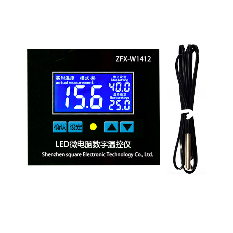 ZFX-W1412 microcomputer digital temperature controller electronic temperature controller precision 0.1 incubation temperature controller ZFX-W1412 microcomputer digital temperature controller electronic temperature controller precision 0.1 incubation temperature controller