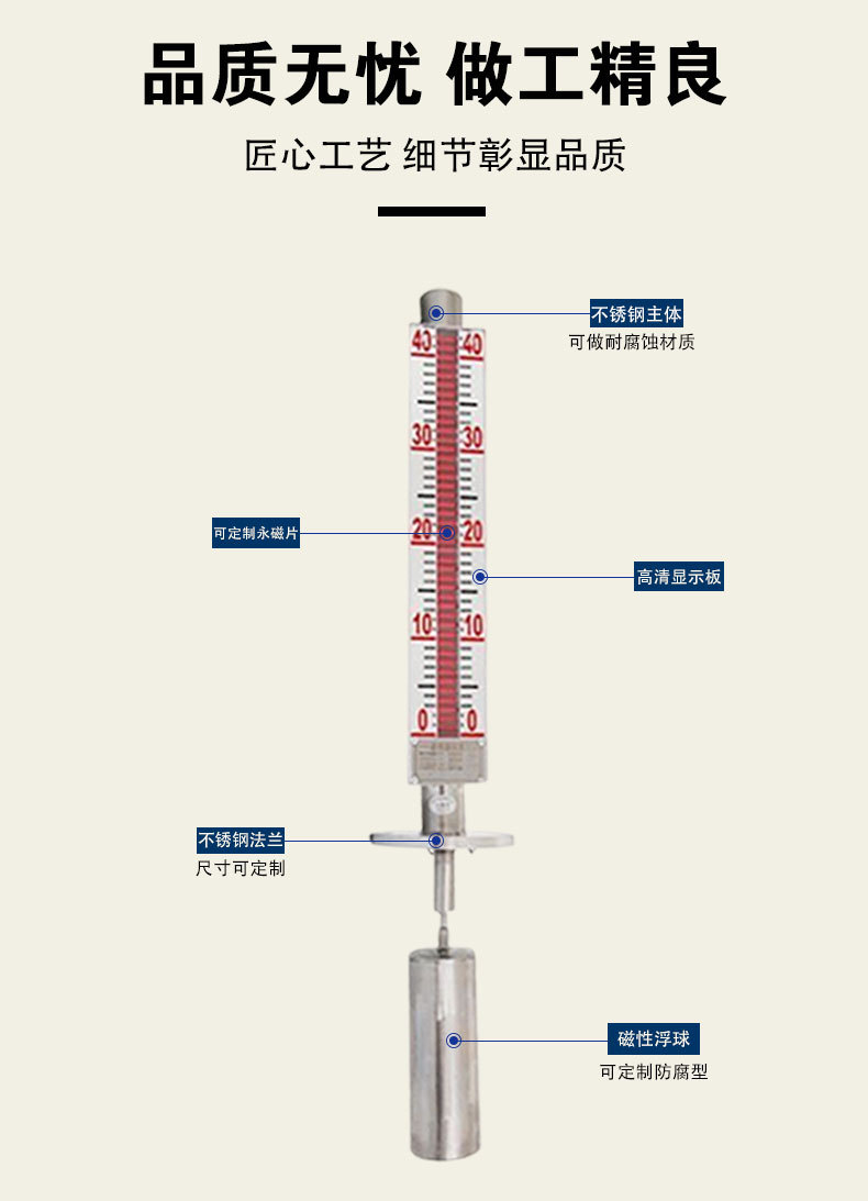 顶装磁翻板液位计_07