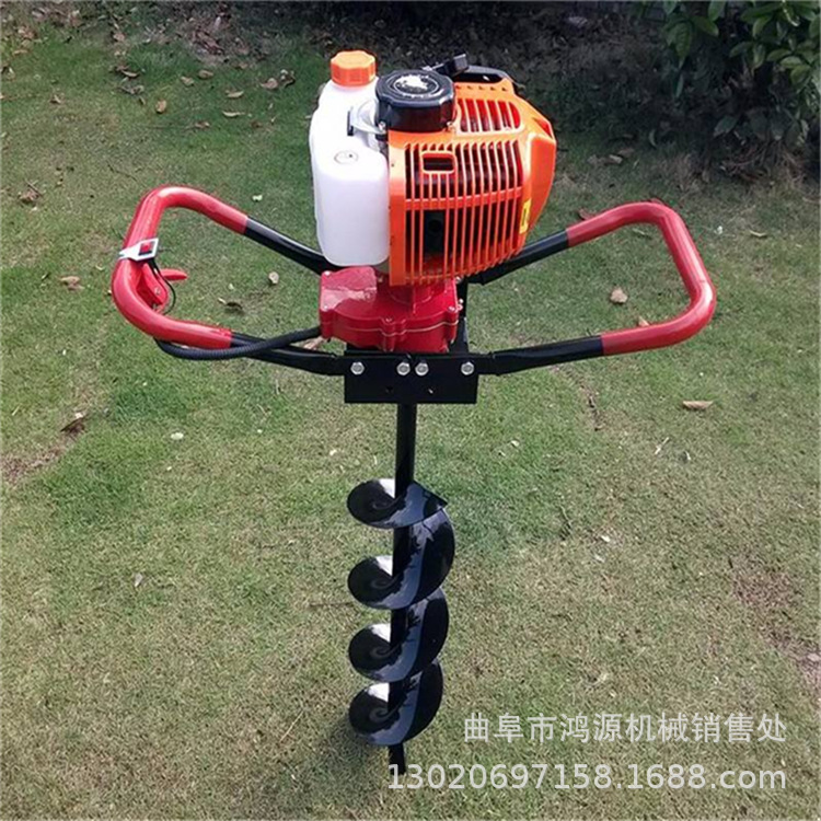 单人操作植树挖坑机 园林种树挖洞机 植树挖坑机厂家