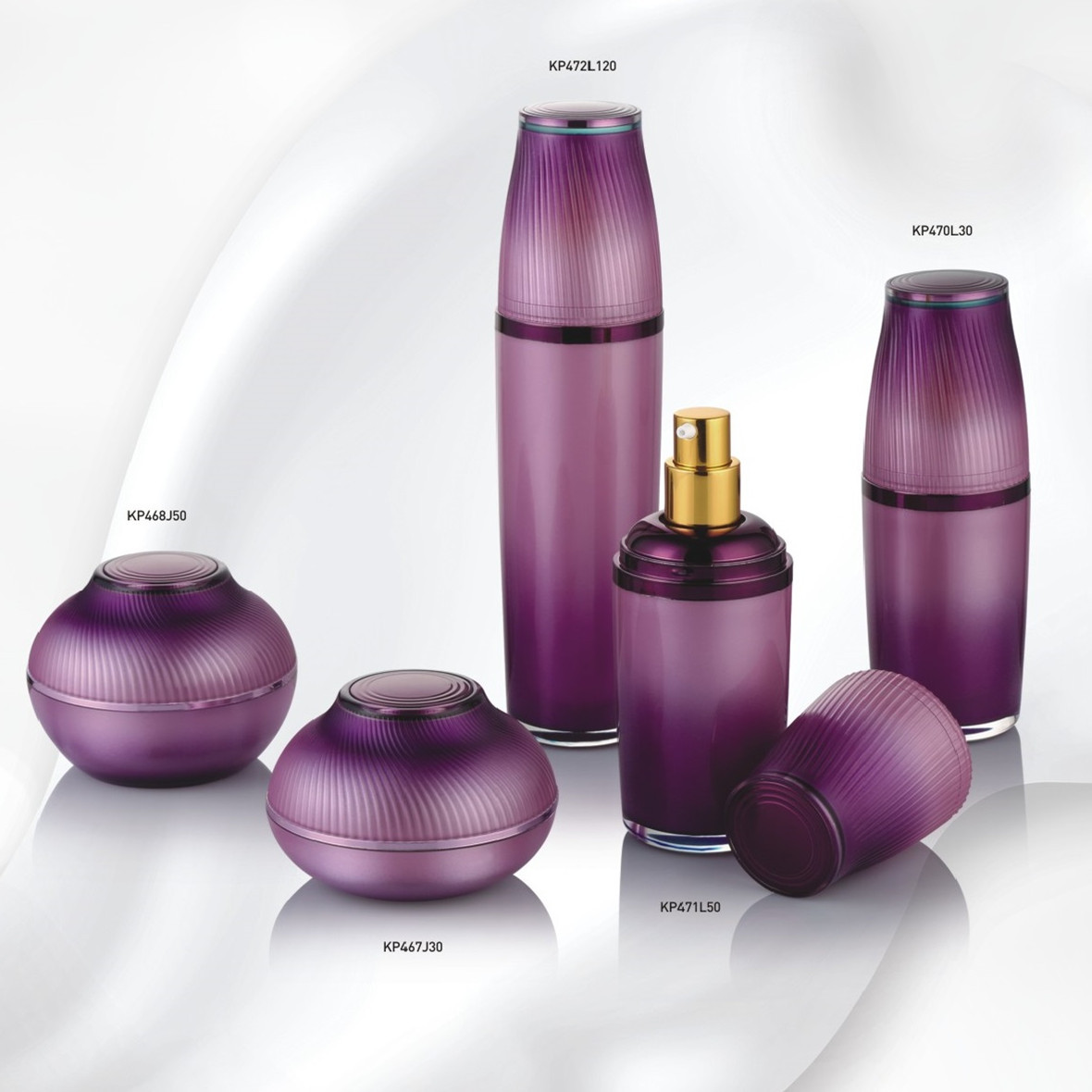 塑料面膜瓶 50ml高端护肤品包材 洋葱乳液瓶 分装瓶 KP471L50