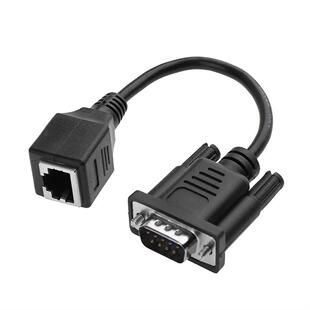 DB9 male to RJ45 adapter cable RJ45 to DB9 network cable connector monitor to network cable DB9 extender