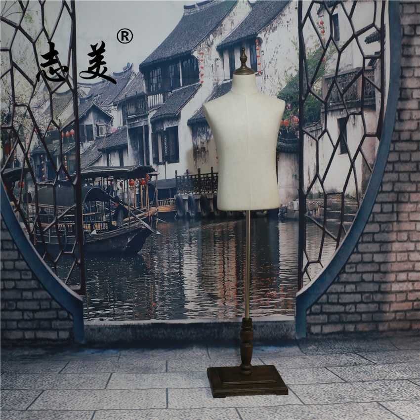 男模特服裝模特道具半身包布衣架服裝店展示架升級款直銷可穿褲子