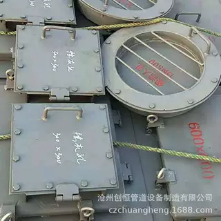 除灰孔 钢制人孔 拍门人孔 烟道除灰孔 回转盖人孔 拱盖快开人孔