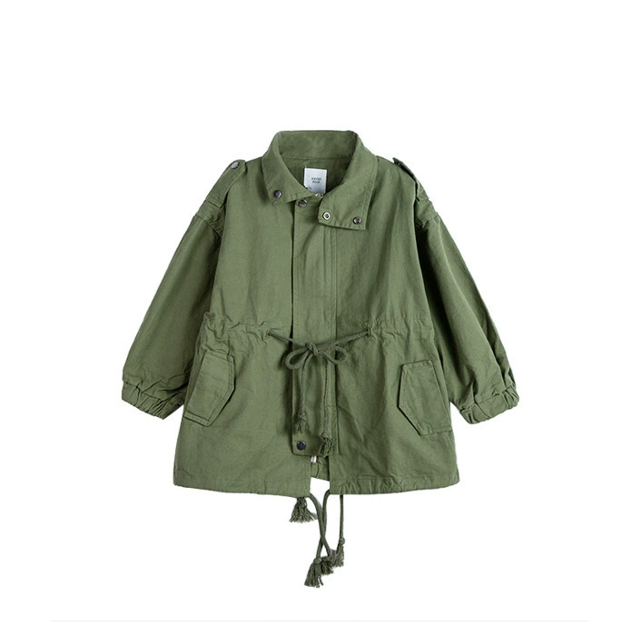 Jacket, autumn trench coat, Korean style, children's clothing