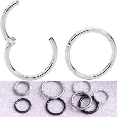 欧美电商速卖通鼻环耳环C型鼻钉鼻圈外贸跨境316简约人体穿刺饰品|ms