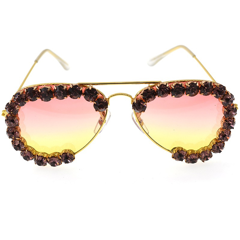 Mode Simple Nouvelle Main Diamant Personnalité Lunettes De Soleil De Haute Qualité Nihaojewelry Gros display picture 14