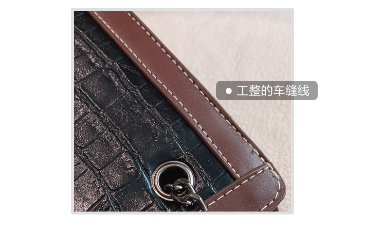 Simple Atmospheric Casual  Fashion All-match Large-capacity  Casual Square Bag display picture 2