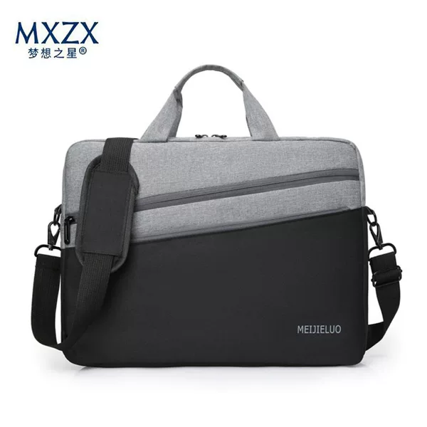 One-shoulder laptop bag wholesale in stock business casual 15.6-inch Oxford cloth waterproof large capacity briefcase