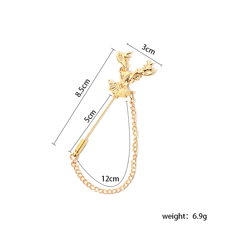 Fashion New  Anti-empty Elk Brooch display picture 1